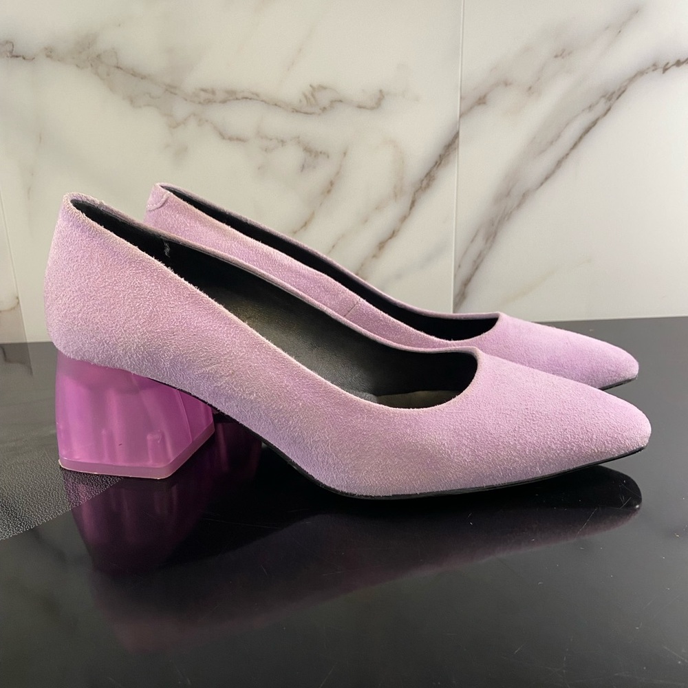 Lilac Suède fancy shoes